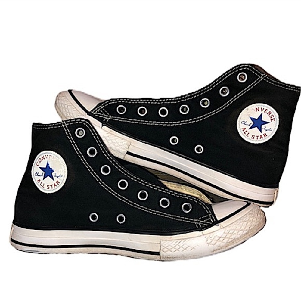 Converse All Star Hi Top Black & White Shoes